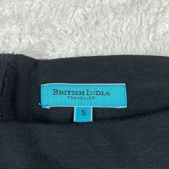 British India Traveller embroidered panel mermaid trumpet maxi skirt, size 5 - Picture 8 of 9